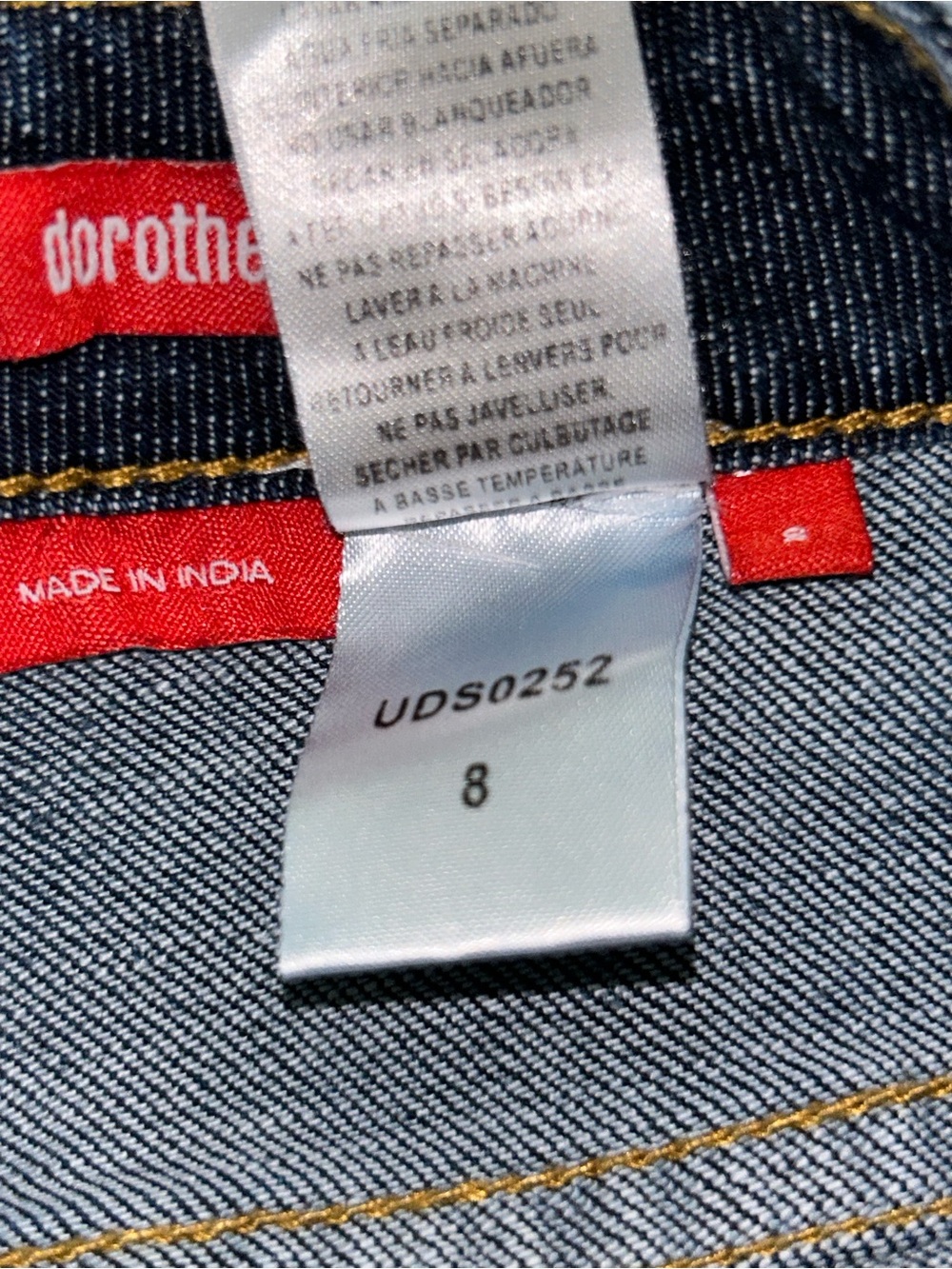 Dorothee Bis Jeans Womens 8 Southwestern Embroidered Flare Leg Medium Wash - Picture 5 of 6
